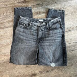 Good American distressed jeans